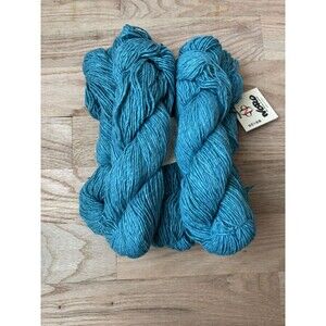 Noro Yarn KASHIRUKURU Lot of 5 Cashmere & Silk Knitting #75 Blue Turquoise Wool
